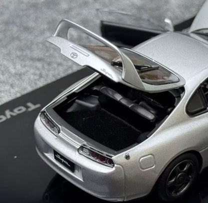 LCD 1:43 Toyota Supra A80 Alloy Fully Open Diecast Car Model Collectible Gifts