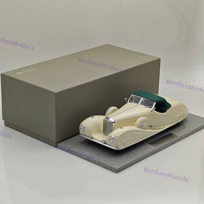 1/18 AMC Mercedes Benz 540K W29 Open Top Car King Ghazi Erdmann & Rossi 1936