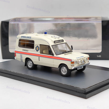 1/43 MATRIX-MODELS Herbert Lomas Range Rover Somerset Ambulance Service Beige