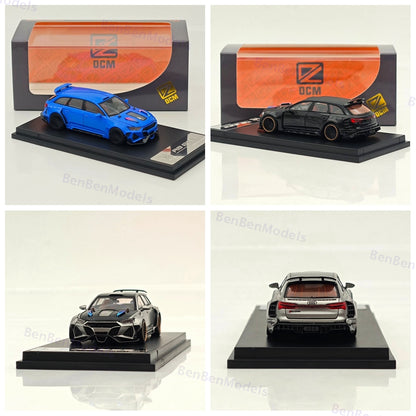 DCM 1:64 RS6 2NCS Wagon Widebody Kit Sports Model Diecast Metal Car