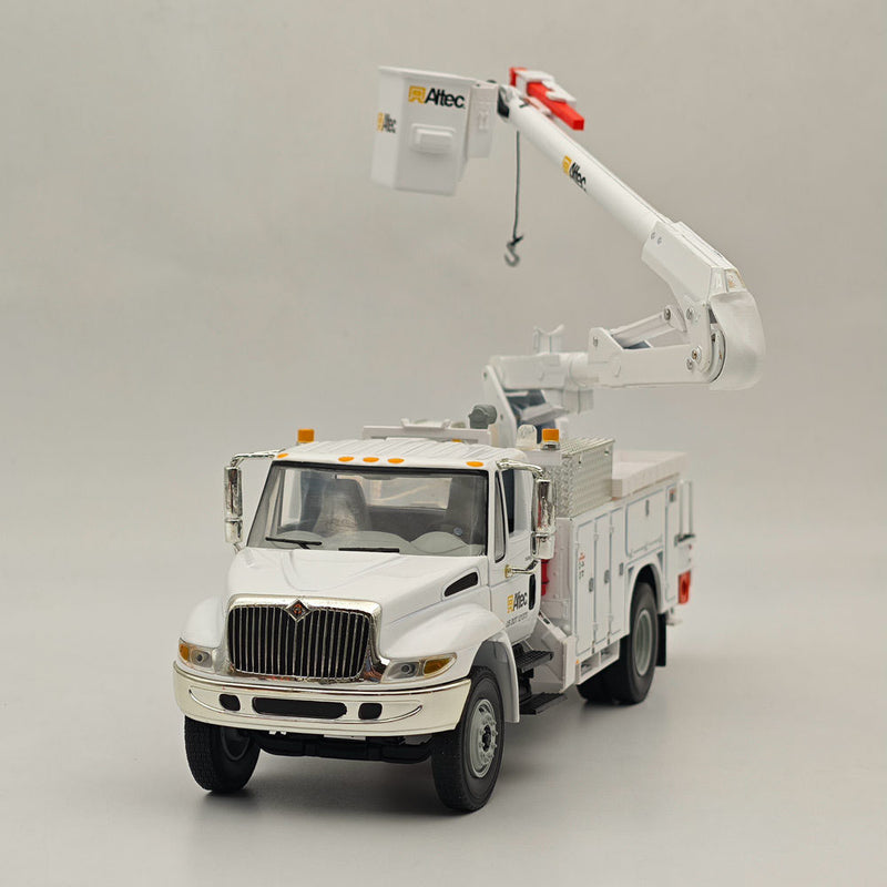 First 1/34 Altec International Aerial Device Utility Truck 19-2827 white Diecast Model Truct Collection