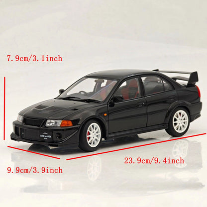 MOTORHELIX 1:18 Lancer Evolution VI GSR T.M.E. 6.5 Full Opening Diecast Model Car