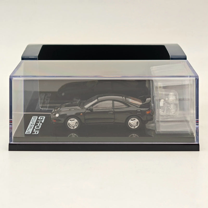 1/64 Hobby Japan Toyota CELICA GT-FOUR WRC Edition (ST205) w/ Engine HJ641064ABK Black Diecast Models Car Collection Auto Toys Gift