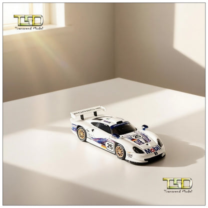 TSD 1:64 for 1997 911 GT1 LM Openable - hood Alloy Toys Car Model - Collectible Gifts