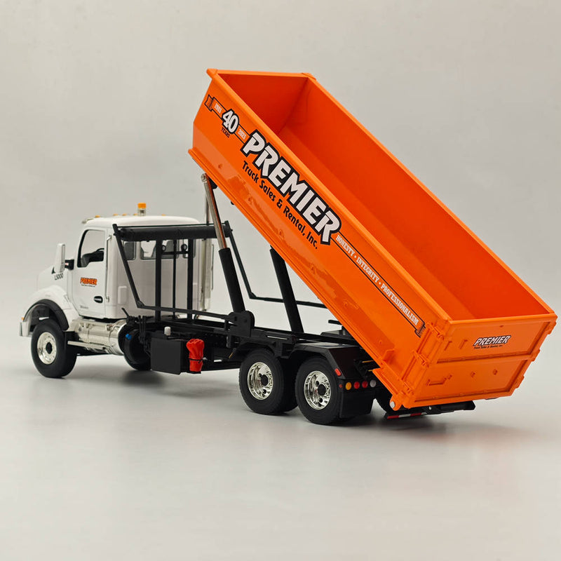 FIRST 1/34 KENWORTH T880 WITH TUB-STYLE ROLL-OFF CONTAINER 10-4241 DIECAST Truck