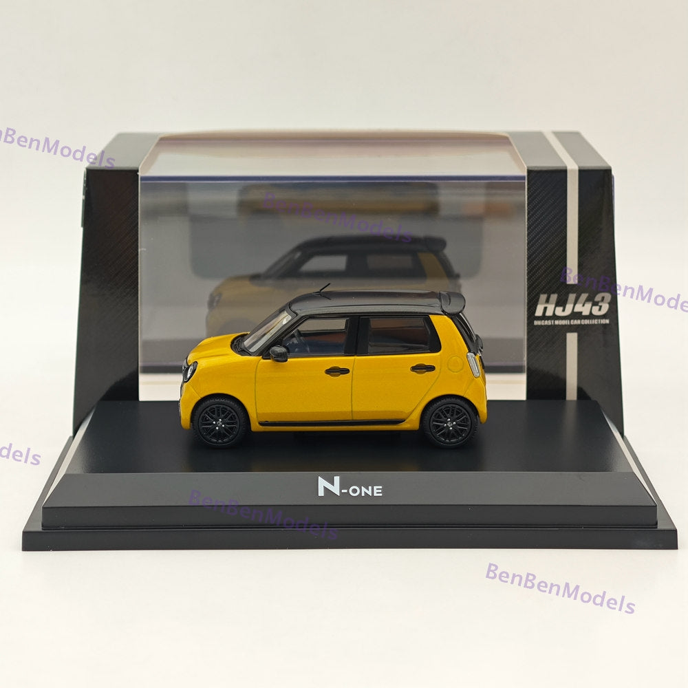 Hobby Japan 1/43 Honda N-ONE RS Premium Yellow Pearl ll HJ432001Y