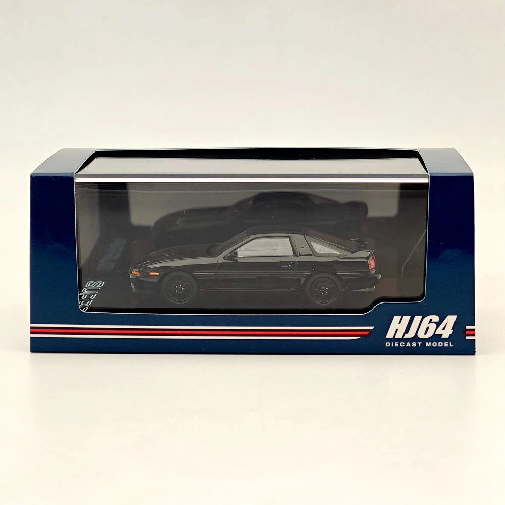 1:64 Hobby Japan SUPRA A70 3.0GT TURBO A Black alloy car model HJ642026ABK