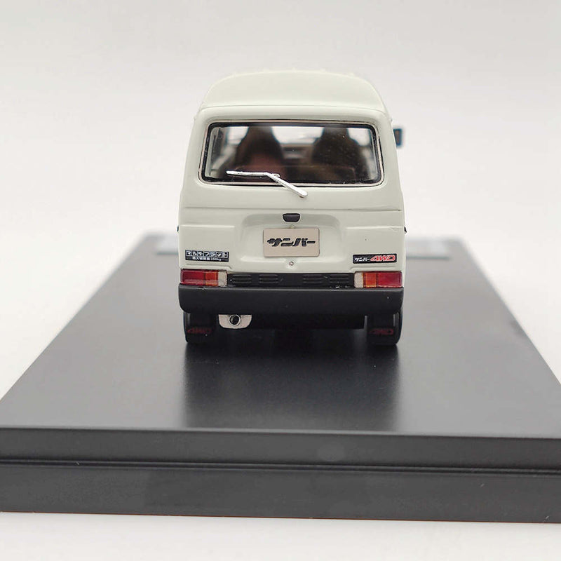 Hi-Story 1/43 Subaru SAMBAR 4WD 1980 HS340WH Resin Models Car Collection White Toys Gift