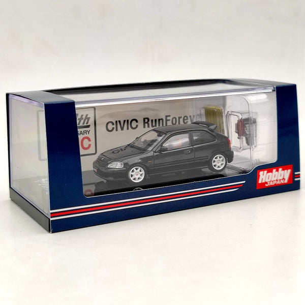 Hobby Japan HJ642016BK 1/64 Honda Civic TYPE R (EK9) With Engine Display Model