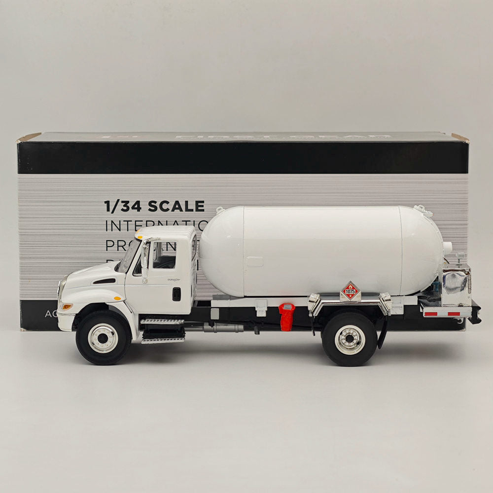 First Gear 1/34 International DuraStar Propane Truck White 10-4059 Diecast Metal