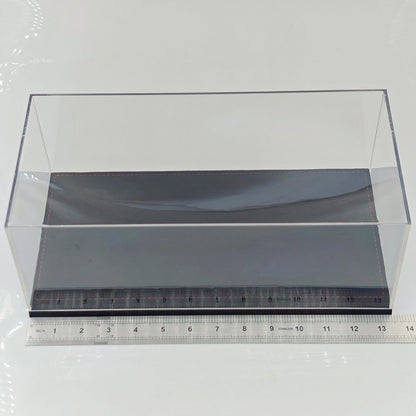 1:18 Dustproof Acrylic Display Case Flocked Base For Diecast Car Collectibles Storage
