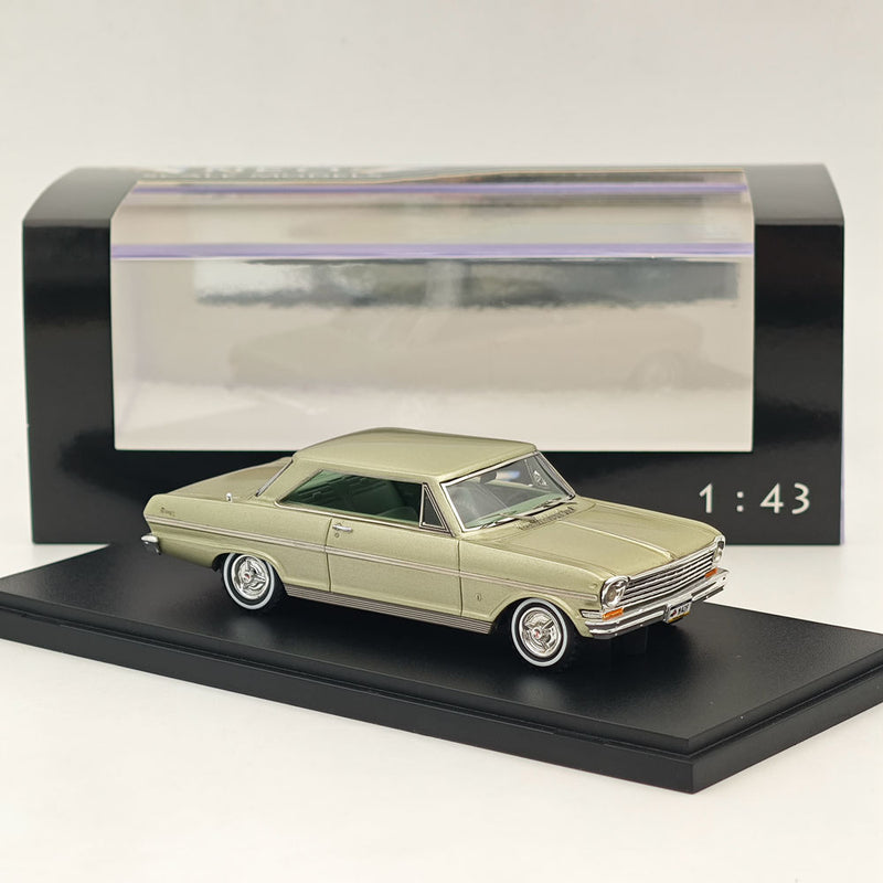 NEO 1/43 1963 Chevrolet Nova SS Green Resin Models Car Colllection