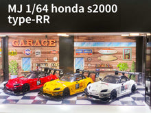 Pre-sale MJ 1:64 Honda S2000 type-rr Resin Car Toys Models Collection Miniature Hobby Gifts