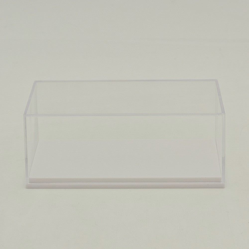 1:64 Scale Diecast Car Acrylic Display Case Dustproof Clear for Mini GT/XCartoys/Mortal/GCD Cars, 4.72"x2.28"x1.77", Red/Black/White