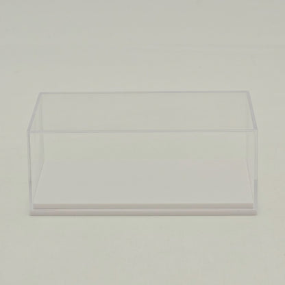 1:64 Scale Diecast Car Acrylic Display Case Dustproof Clear for Mini GT/XCartoys/Mortal/GCD Cars, 4.72"x2.28"x1.77", Red/Black/White