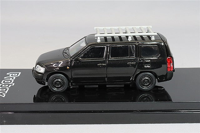 1/64 Hobby Japan Toyota PROBOX Customized ver. w/ROOF CARRIER Black HJ642062BK