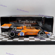 1:18 Replicarz 1972 Indianapolis 500 Peter Revson #12 R184826 Diecast Orange