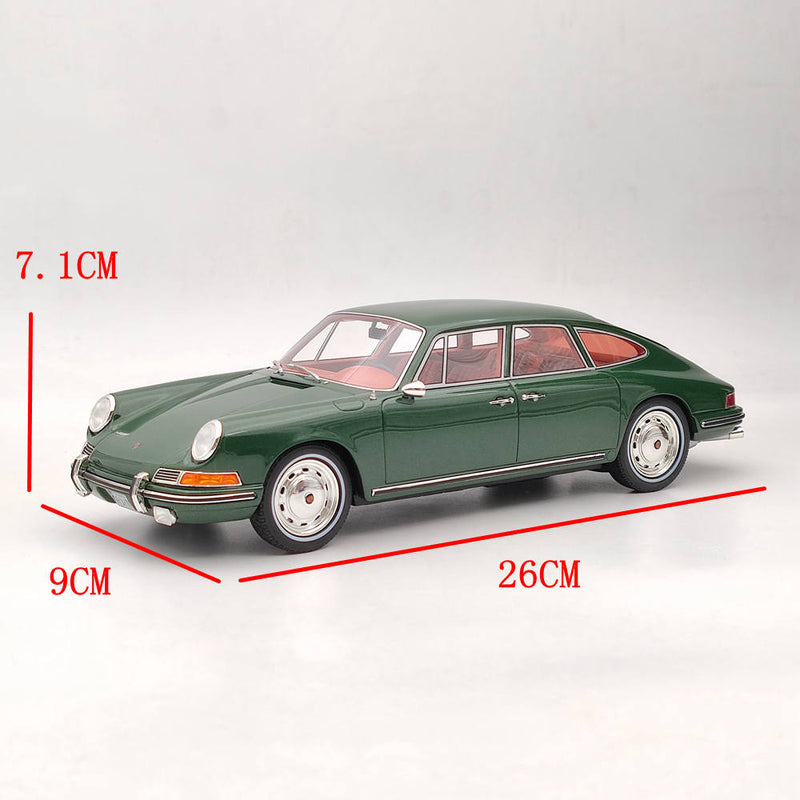 BOS 1/18 1967 Porsche 911 Troutman 4 Turer Green BOS060 Resin Model Car Limited