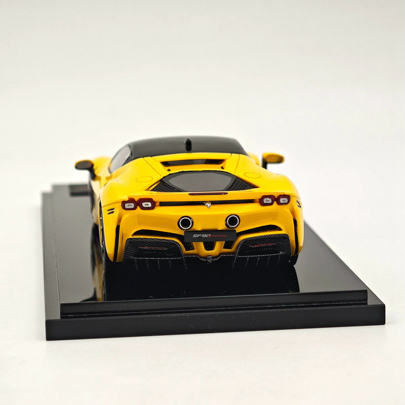 ENGUP 1/43 Ferrari SF90 Stradale Yellow Supercar Collection Resin Models Car