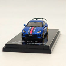 Hobby Japan 1:64 SUBARU BRZ STI Peaformance WR Blue Pearl with Stripe HJ642047DSBL Diecast Models Car Collection
