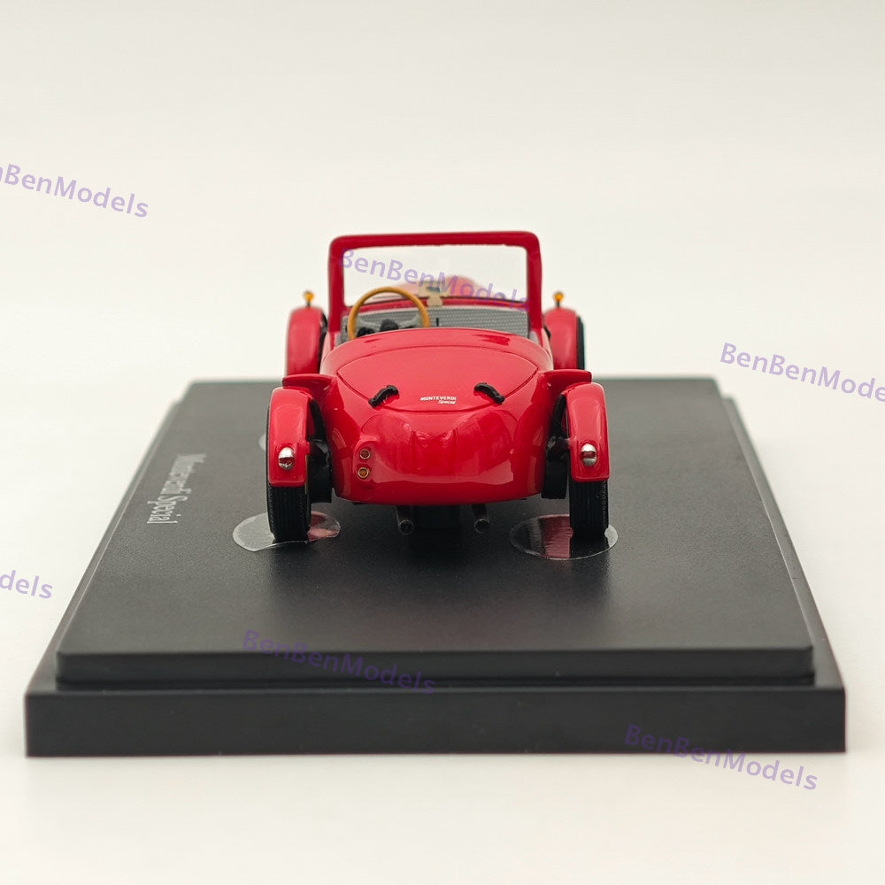 1/43 Autocult Monteverdi Special Sedan Switzerland 1950 Resin Model Car Red
