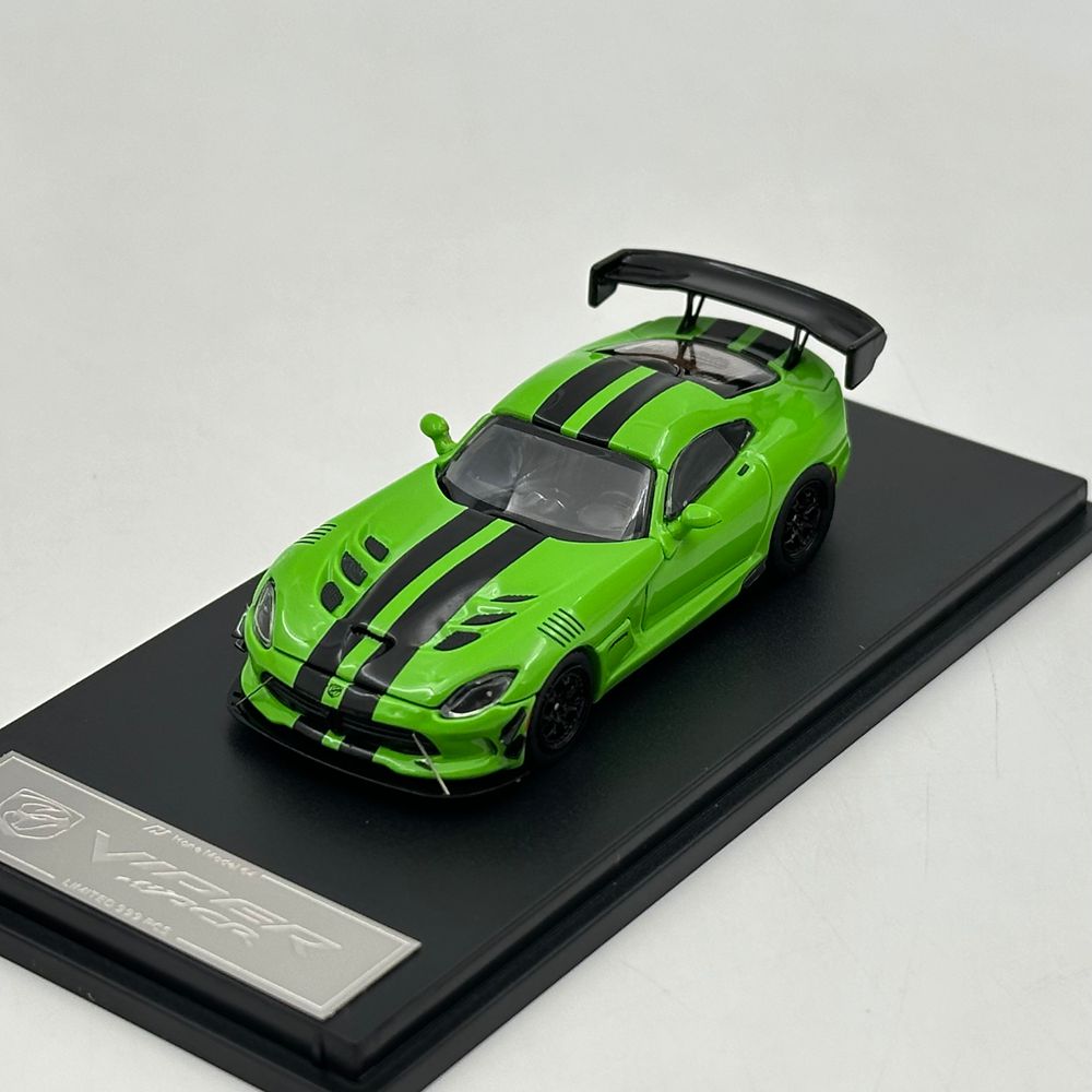 Hone Model 1/64 Viper MK3 ACR Magnetic Hood Racing Sports Diecast Model Car