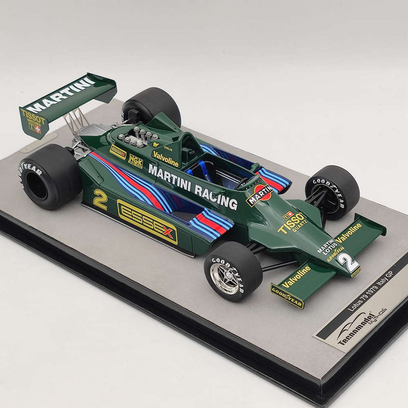 1/18 Tecno Mythos Series Lotus 79 1979 ltaly GP Car TM18-287E Resin Models Car