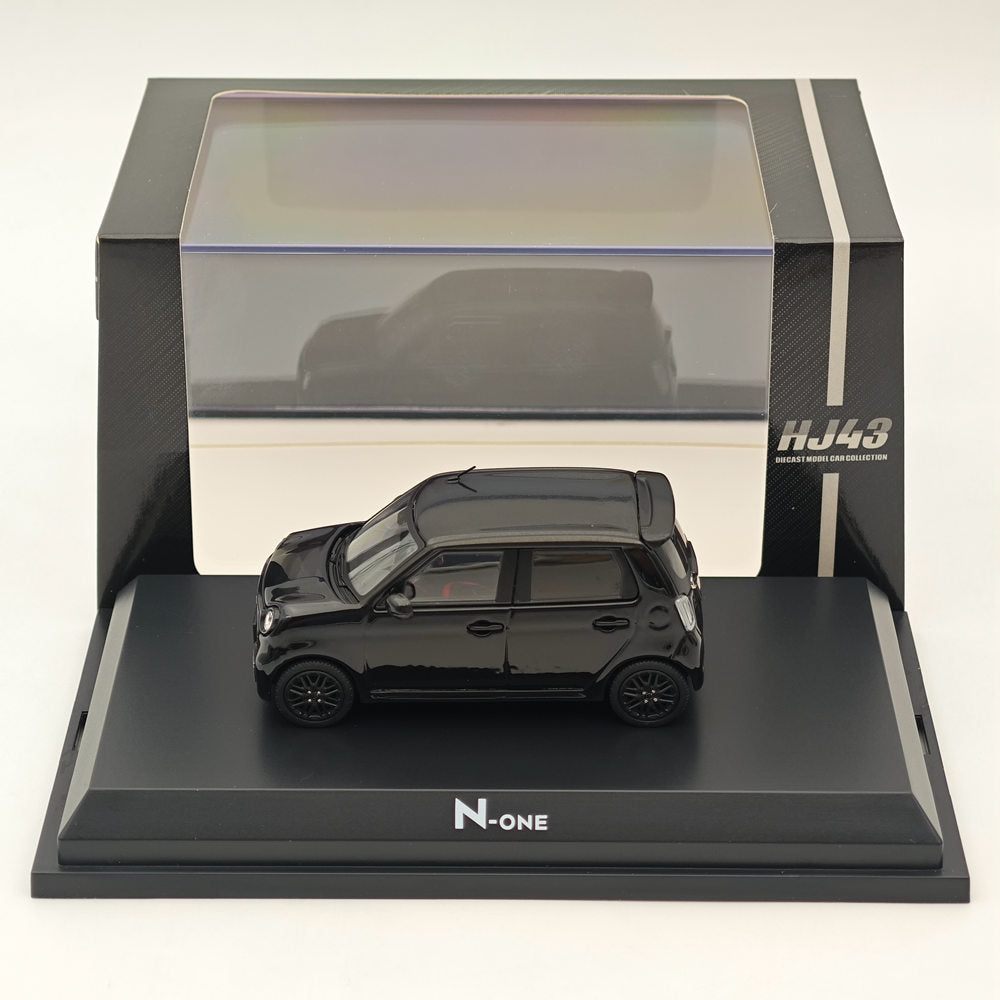 Hobby Japan 1/43 N-ONE RS Crystal Black Pearl HJ432001BK Diecast Model Car