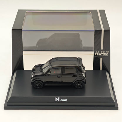 Hobby Japan 1/43 N-ONE RS Crystal Black Pearl HJ432001BK Diecast Model Car