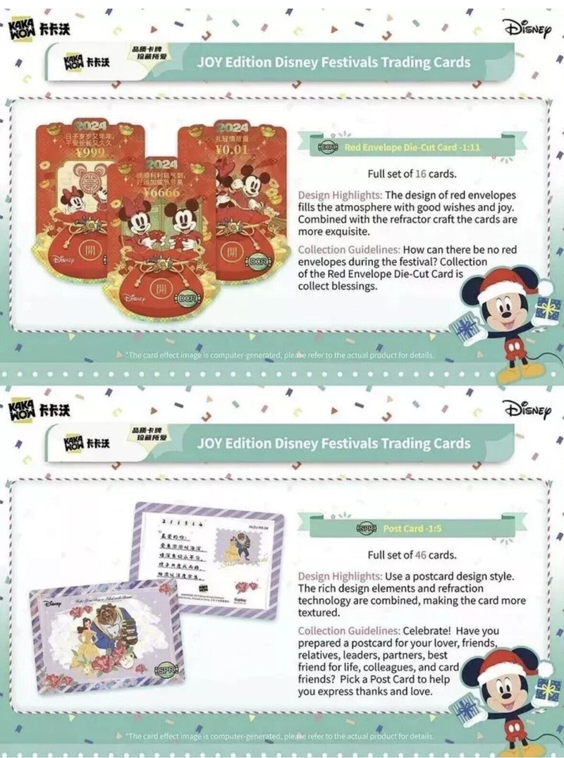 Kakawow 2024 Disney Festivals Joy Edition TCG Booster Box Sealed