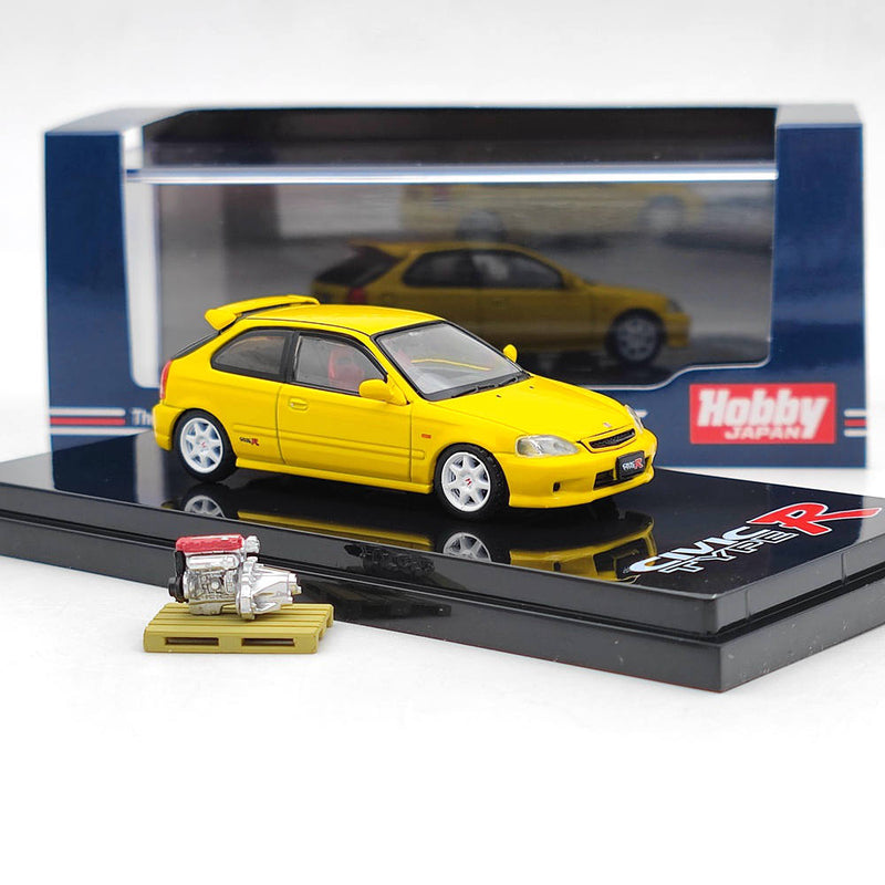 1/64 Hobby Japan Honda Civic TYPE R (EK9) With Engine Display Model Diecast