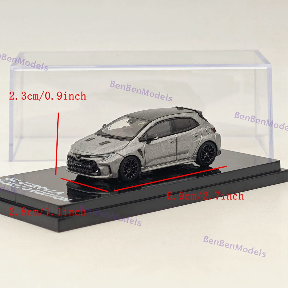 Toyota GR COROLLA RZ MORIZO Edition Precious Metal HJ642067GM Hobby Japan 1:64