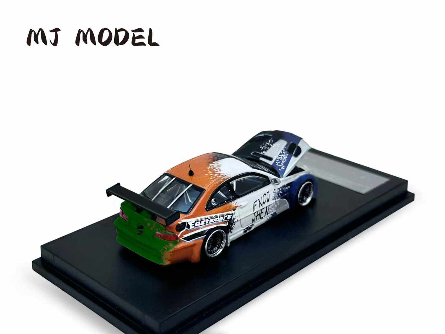 MJ 1:64 Scale M3 GTR E46 NFSA Need for Speed: Assemble Livery Metal Diecast Toys Models Car Collection Miniature Hobby Gifts