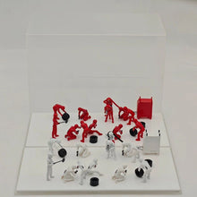1/43 Scale F1 Pit Crew Resin Figures 12pcs Set for Racing Car Model Diorama