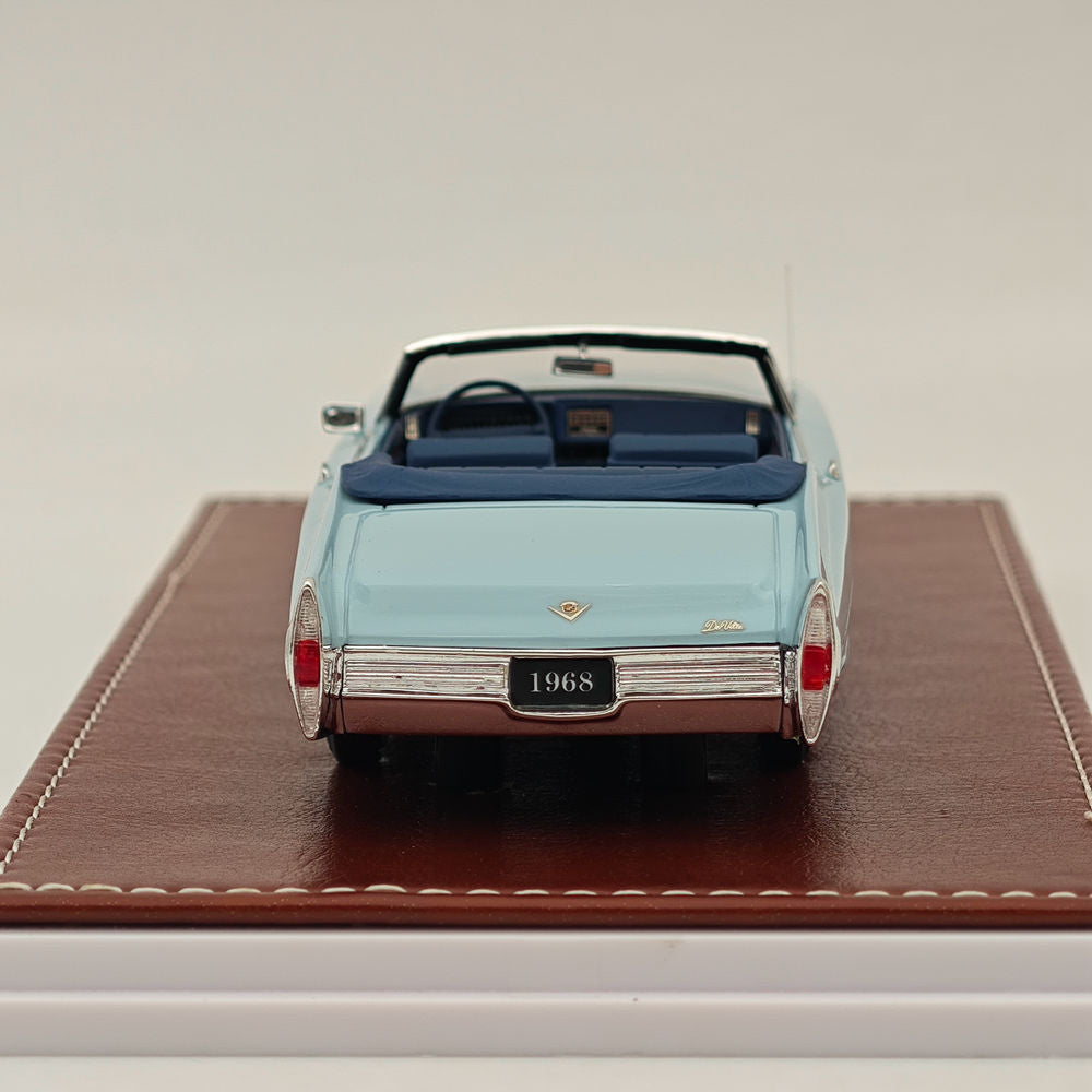 Great Iconic Models 1/43 GIM Cadillac DeVille Convertible Blue GIM001 a 1968