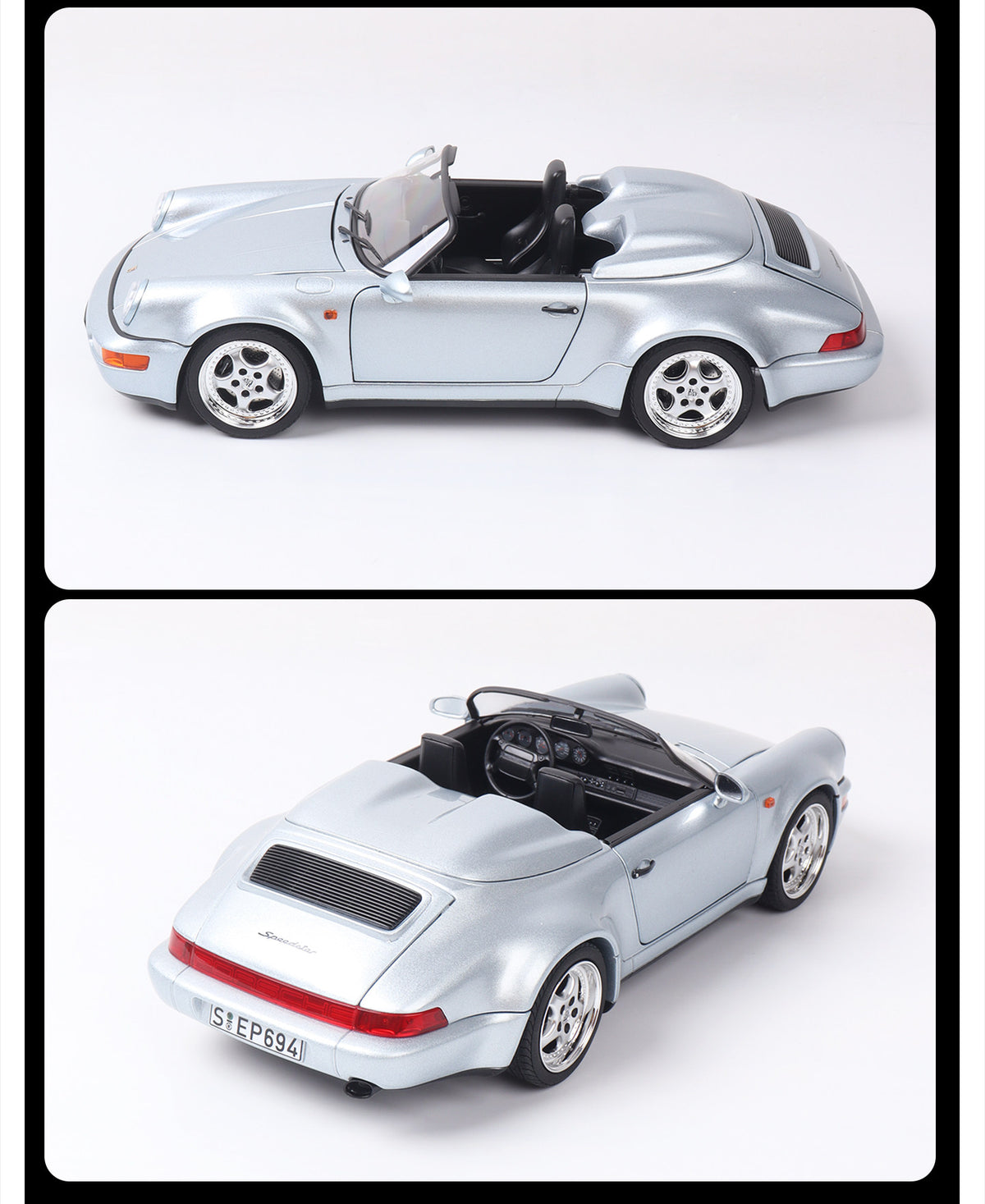 Norev 1:18 911 Speedster WTL 964 Carrera S Targa Alloy Car Model Limited Collectible