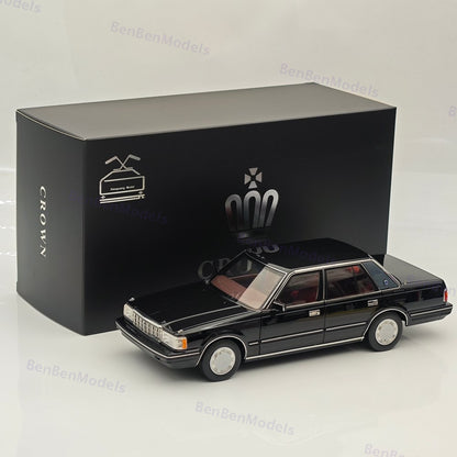 1/18 Toyota Crown Seventh Generation MS122 Black /Red Interior Diecast Model Car