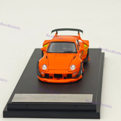 1/64 SW 993 Low tail Orange Speed and Furious Diecast Metal Car