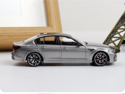 HM 1:64 Scale M5 F90 Four-Door Coupe Die-Cast Toys Car Model Collection 5 Series