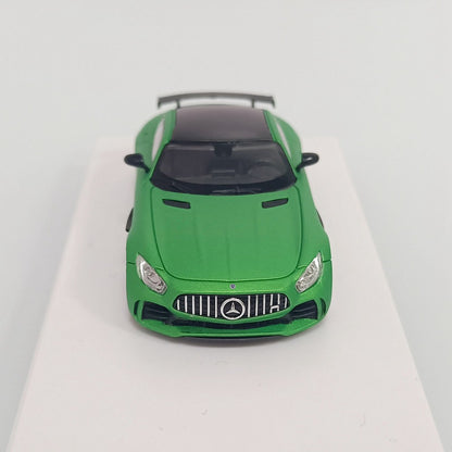 MJ 1/64 Mercedes Benz AMG GTR Double Door Diecast Car Models Collection Cadeaux Édition Limitée