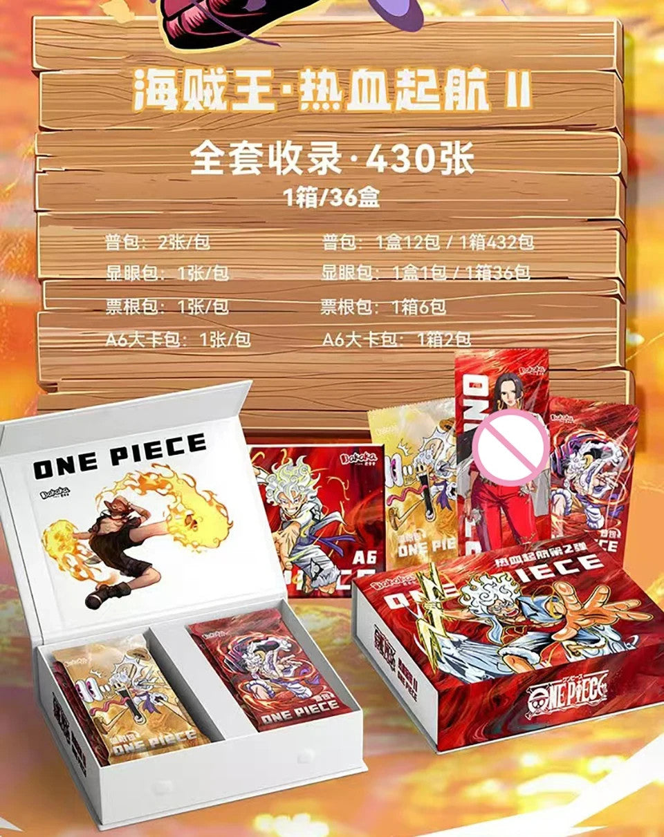 One Piece Burning Will 2 Booster Box Trading Card's Doujin Anime TCG NEW BAKAKA！