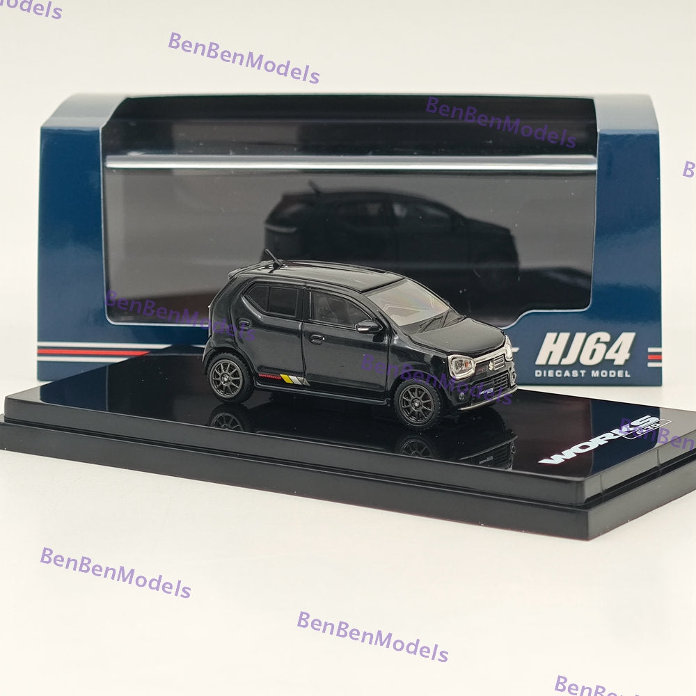 1/64 Hobby Japan SUZUKI ALTO WORKS (HA36S) Bluish Black HJ641070ABK Diecast