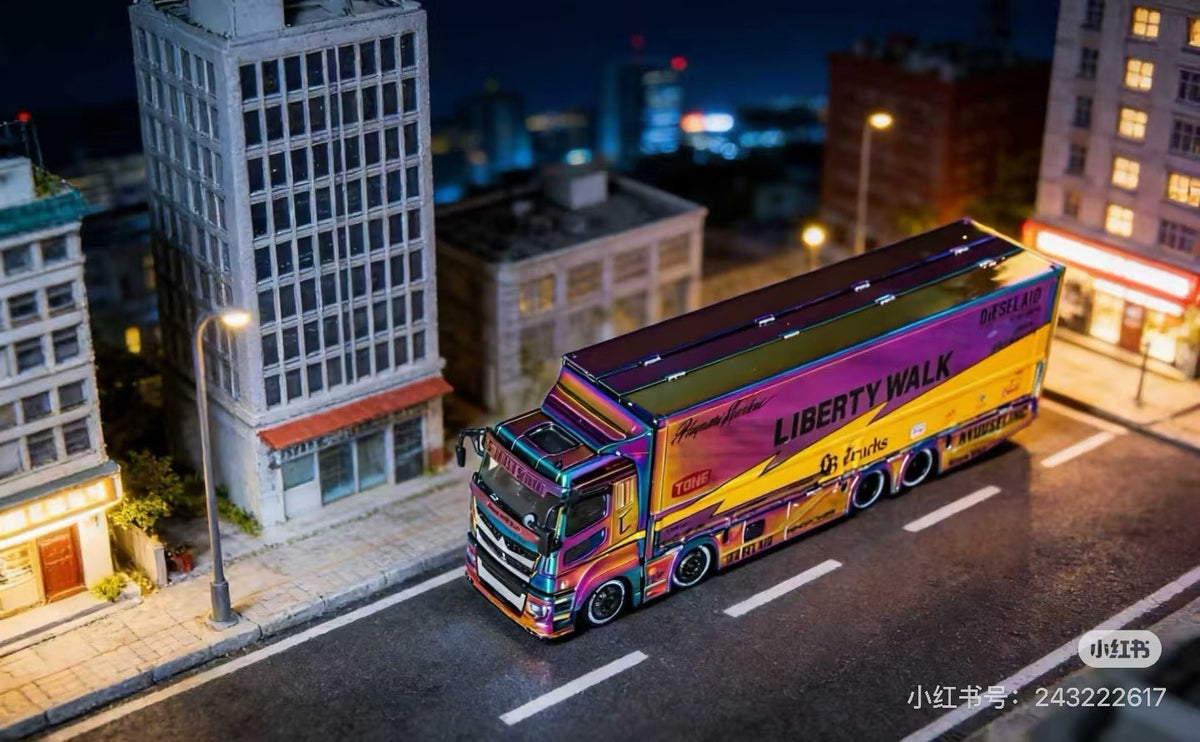 1/64 GCD Fuso LB Liberty Walk Chameleon Transporter HEC 2026 Diecast Car Model