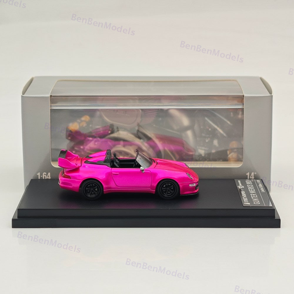 SW 1:64 Porsche Gunther Werks 993 Remastered Diecast Model Car - Four styles are