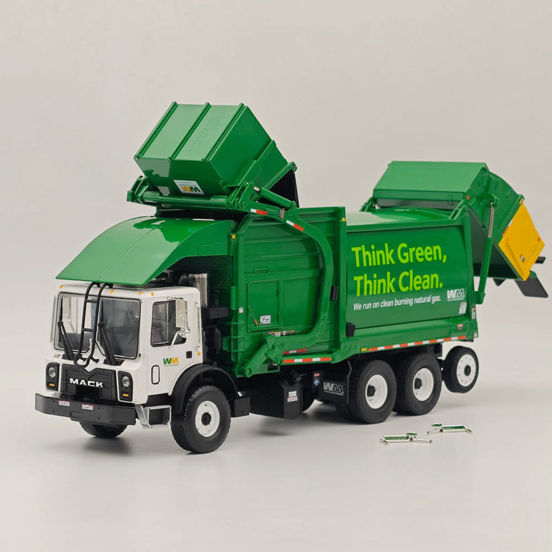 FIRST 1/34 MACK TERRAPRO TRONT LOAD REFUSE WITH CNG TAILGATE Green 10-4006