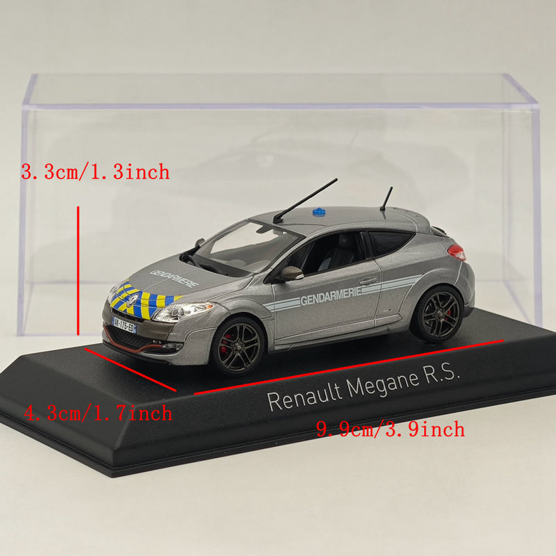 1/43 Norev Renault Megane R.S. 2010 GENDARMERIE BRI Diecast Models Car Grey