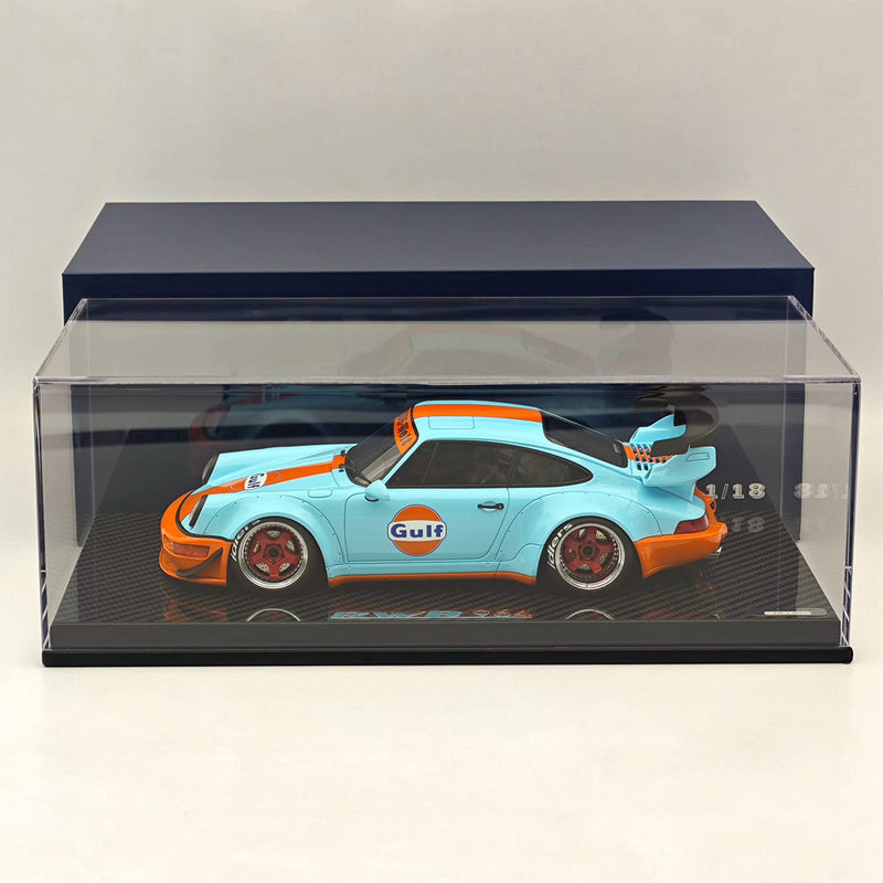 *RARE* TGM Model 1/18 RWB Porsche 911 964 Blue Gulf TGM18003 Resin Limited Edition Collection