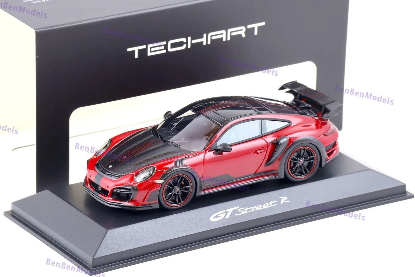 Pre-sale 1:43 Techart Porsche 911 (991-2) GT Street R Coupe Resin Model Car