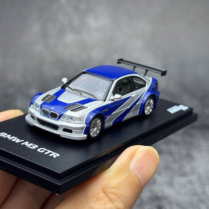 ARbox 1:64 BMW E46 M3 GTR NFS Fast & Furious Collectors Edition Alloy Diecast Car Model Gifts
