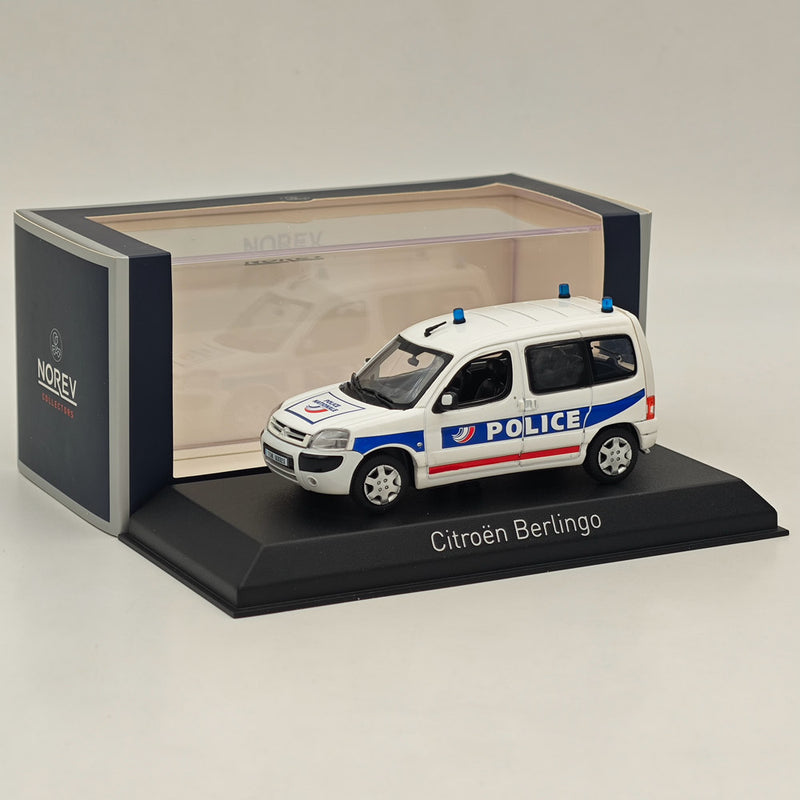 1/43 Norev CITROEN BERLINGO 2004 Police fluviale Paris Diecast Model Cars White